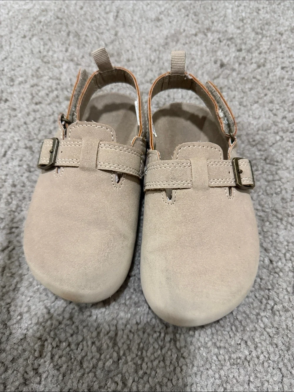 Carter's Toddler Beige Suede Slingback Shoes